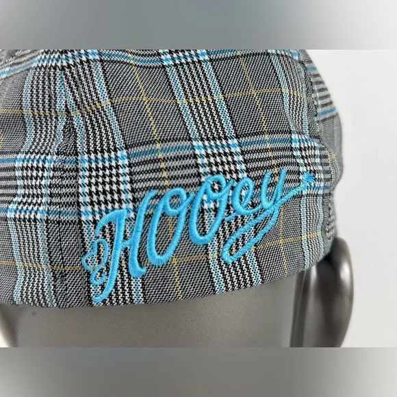 HOOey Plaid Baseball Hat/Cap, Embroidered Logo, Unisex Size S/M - Picture 7 of 11